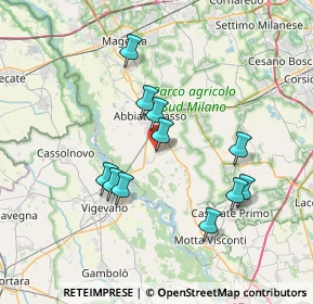 Mappa Via Giacomo Matteotti, 20080 Ozzero MI, Italia (6.58545)