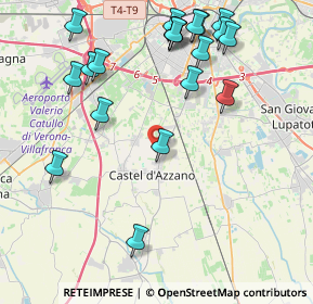 Mappa Via Ghiaia, 37060 Castel d'Azzano VR, Italia (4.826)