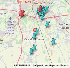 Mappa Via Ghiaia, 37060 Castel d'Azzano VR, Italia (3.942)