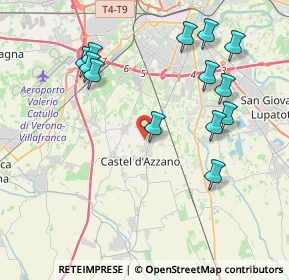 Mappa Via Ghiaia, 37060 Castel d'Azzano VR, Italia (4.28308)