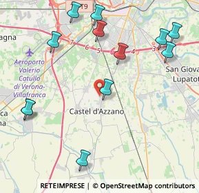 Mappa Via Ghiaia, 37060 Castel d'Azzano VR, Italia (5.07917)