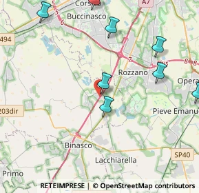 Mappa Via IV Novembre, 20080 Zibido San Giacomo MI, Italia (5.95273)