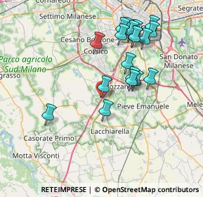 Mappa Via IV Novembre, 20080 Zibido San Giacomo MI, Italia (7.49316)