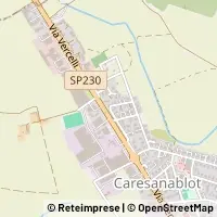 Map Caresana