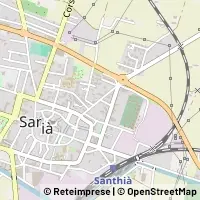 Mapa Santhià