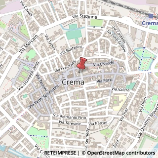 Mappa Via Camillo Benso Conte di Cavour, 9, 26013 Crema, Cremona (Lombardia)