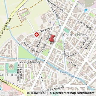 Mappa Via F. Meneghezzi, 2, 26013 Crema, Cremona (Lombardia)