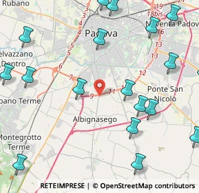Mappa Via Carlo Porta, 35125 Palazzetto PD, Italia (6.048)
