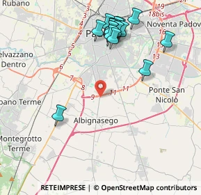 Mappa Via Carlo Porta, 35125 Palazzetto PD, Italia (4.45471)