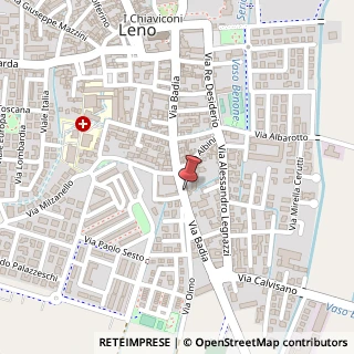 Mappa Via Badia, 85, 25024 Leno, Brescia (Lombardia)
