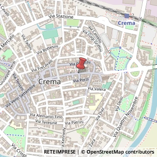 Mappa Vicolo Santa Elisabetta,  1, 26013 Crema, Cremona (Lombardia)