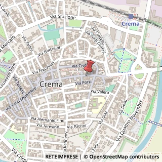 Mappa Via Giuseppe Mazzini, 72, 26013 Crema CR, Italia, 26013 Crema, Cremona (Lombardia)