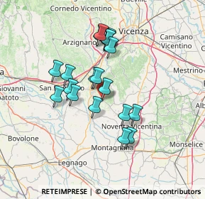 Mappa Via Enzo Ferrari, 36045 Alonte VI, Italia (11.871)