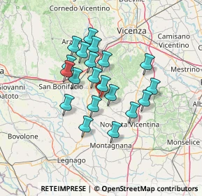 Mappa Via Enzo Ferrari, 36045 Alonte VI, Italia (10.799)