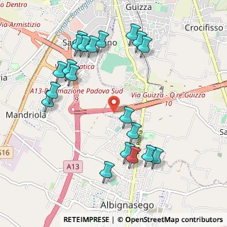 Mappa Vicolo Giacomo Zanella, 35124 Albignasego PD, Italia (1.131)