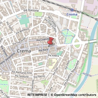 Mappa Via Giuseppe Mazzini, 80, 26013 Crema, Cremona (Lombardia)