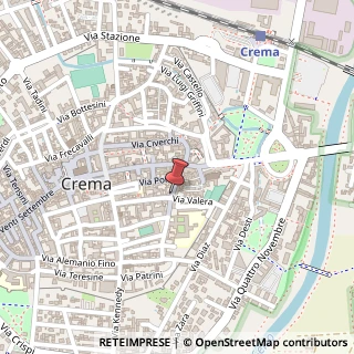 Mappa Via Dante Alighieri, 14, 26013 Crema, Cremona (Lombardia)