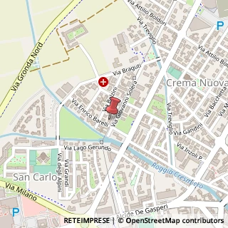 Mappa Via Solera, 20, 26013 Crema, Cremona (Lombardia)