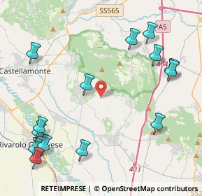 Mappa Strada Comunale della Luisetta, 10011 Agliè TO, Italia (5.385)