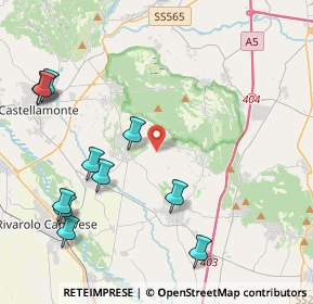 Mappa Strada Comunale della Luisetta, 10011 Agliè TO, Italia (5.05091)