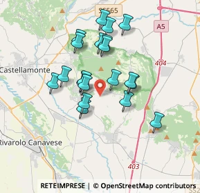 Mappa Strada Comunale della Luisetta, 10011 Agliè TO, Italia (3.01)