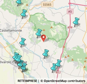 Mappa Strada Comunale della Luisetta, 10011 Agliè TO, Italia (5.56357)