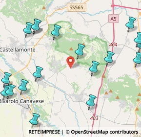 Mappa Strada Comunale della Luisetta, 10011 Agliè TO, Italia (6.049)