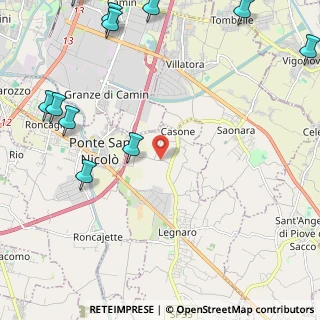 Mappa Via Cesare Battisti, 35020 Legnaro PD, Italia (3.32273)