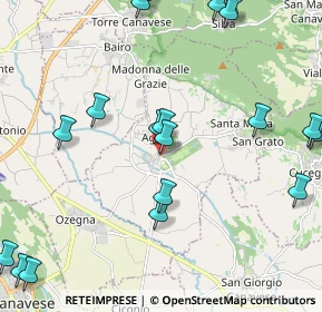 Mappa Piazza Mautino, 10011 Agliè TO, Italia (2.861)