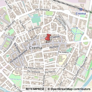 Mappa Via Giuseppe Mazzini, 29, 26013 Crema, Cremona (Lombardia)
