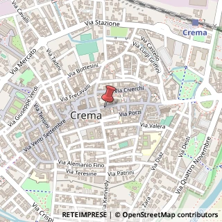 Mappa Via Giuseppe Mazzini, 12, 26013 Crema, Cremona (Lombardia)