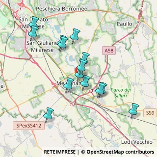 Mappa Via Cerca per Colturano, 20077 Melegnano MI, Italia (3.56071)