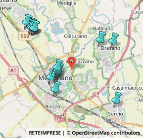 Mappa Via Cerca per Colturano, 20077 Melegnano MI, Italia (2.15)