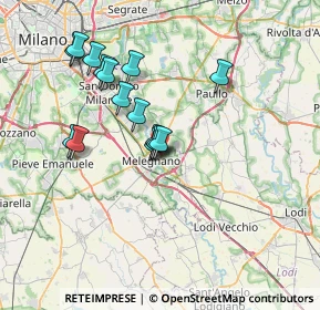 Mappa Via Cerca per Colturano, 20077 Melegnano MI, Italia (6.47733)