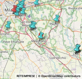 Mappa Via Cerca per Colturano, 20077 Melegnano MI, Italia (11.4175)