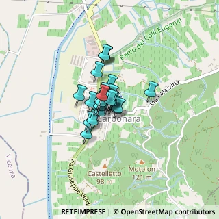 Mappa Via Conca Verde, 35030 Rovolon PD, Italia (0.175)
