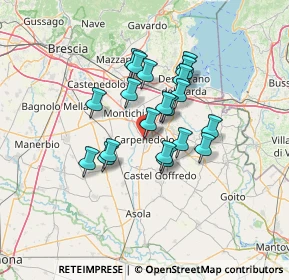 Mappa Via Giuseppe Mazzini, 25013 Carpenedolo BS, Italia (10.182)