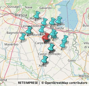 Mappa Via Giuseppe Mazzini, 25013 Carpenedolo BS, Italia (9.8265)