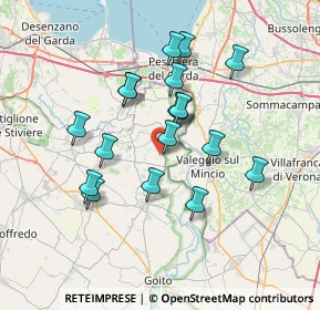 Mappa Strada Tarsi, 46040 Monzambano MN, Italia (6.21944)