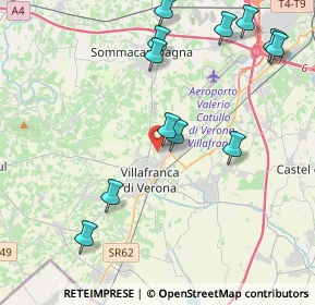 Mappa Via Ortigara, 37069 Villafranca di Verona VR, Italia (4.71)