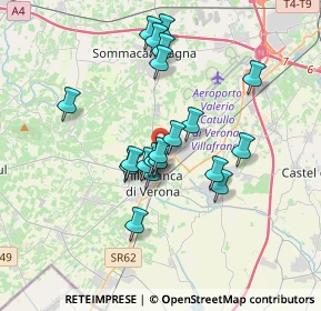 Mappa Via Ortigara, 37069 Villafranca di Verona VR, Italia (3.0165)
