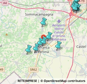 Mappa Via Ortigara, 37069 Villafranca di Verona VR, Italia (5.844)