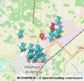 Mappa Via Ortigara, 37069 Villafranca di Verona VR, Italia (0.8615)