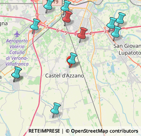 Mappa Via Soave, 37060 Castel d'Azzano VR, Italia (5.20833)