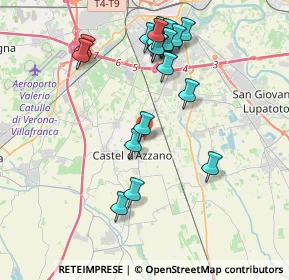 Mappa Via Soave, 37060 Castel d'Azzano VR, Italia (4.0655)