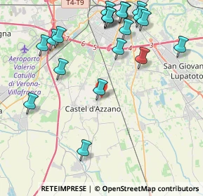 Mappa Via Soave, 37060 Castel d'Azzano VR, Italia (5.011)