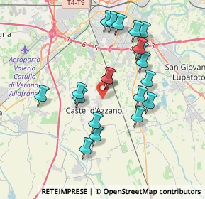 Mappa Via Soave, 37060 Castel d'Azzano VR, Italia (3.5205)