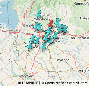 Mappa Via Soave, 37060 Castel d'Azzano VR, Italia (8.69882)