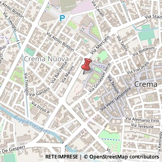 Mappa Via Giuseppe Verdi, 16, 26013 Crema, Cremona (Lombardia)
