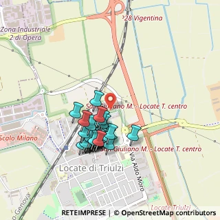 Mappa Via Secondo, 20085 Locate di Triulzi MI, Italia (0.38571)